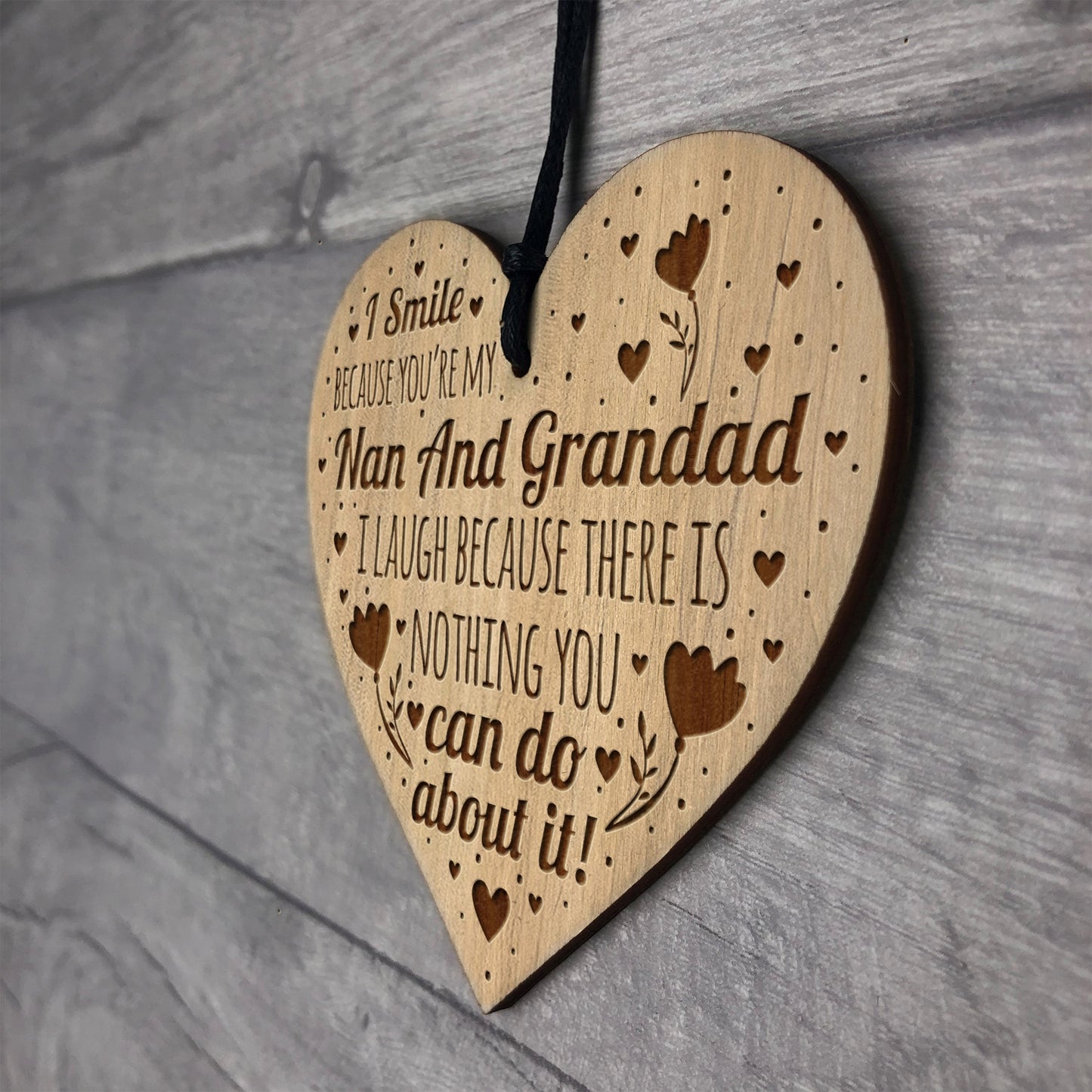 Nan And Grandad Gifts Hanging Wall Plaque Grandad Nan Birthday