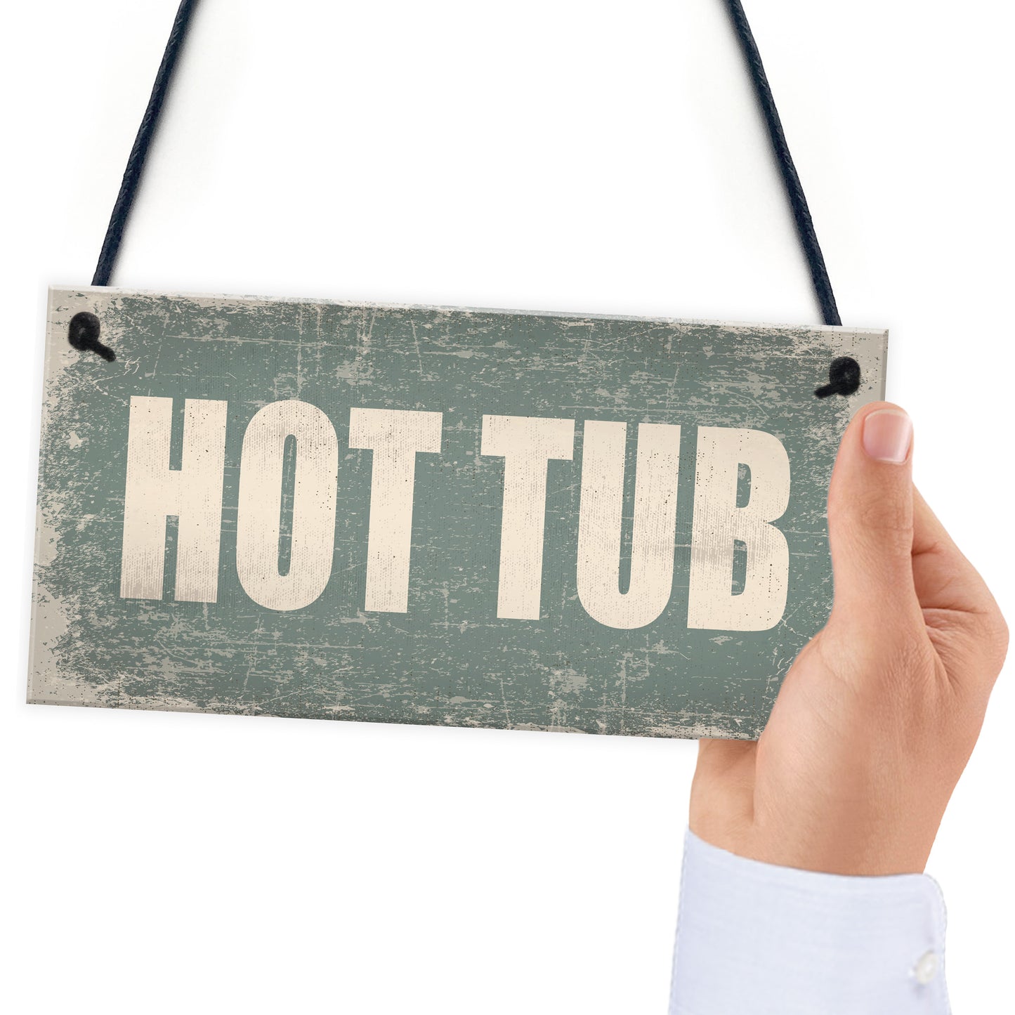 Hot Tub Novelty Hanging Plaque Garden Shed Sign Jucuzzi Pool