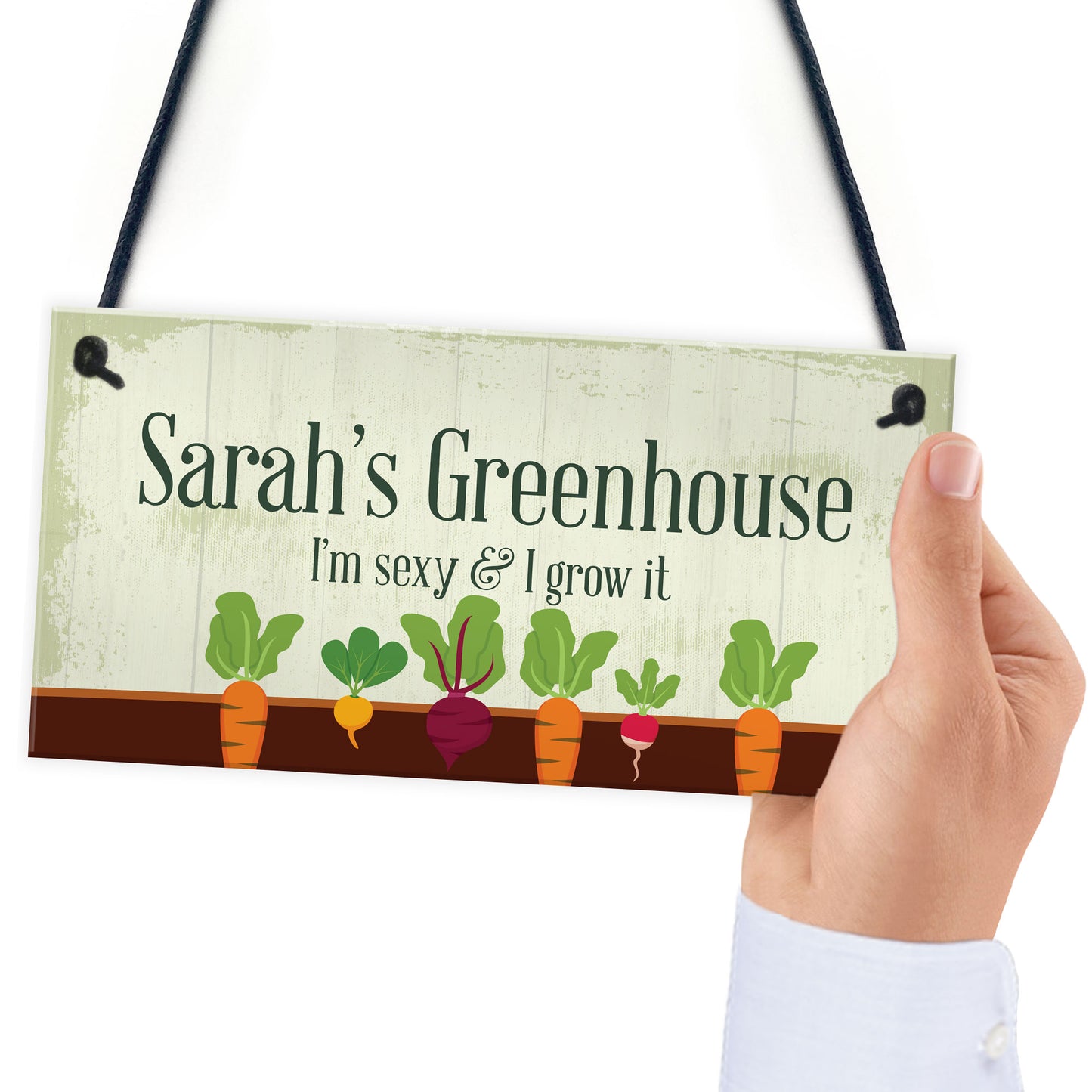 Personalised Greenhouse Sign Shed Plaque Outdoor Sign Funny