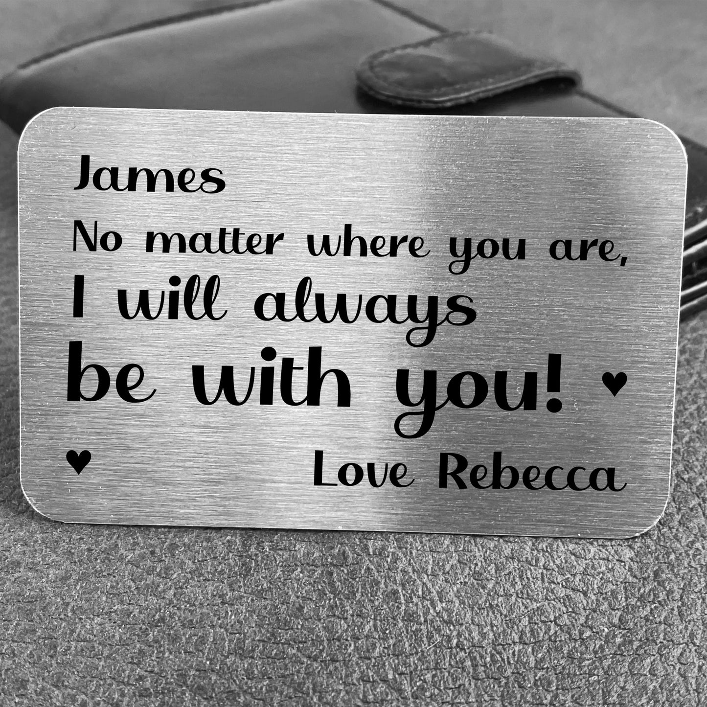 I Will Always Be With You PERSONALISED Gift For Him Her