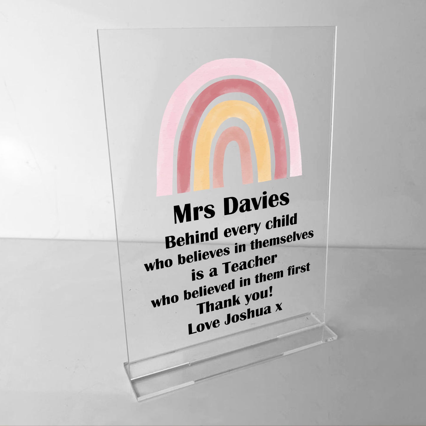 Personalised Teacher Gifts Thank You End Of School Nursery