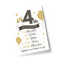 4th Wedding Anniversary Gift Print Mr & Mrs Anniversary Gifts