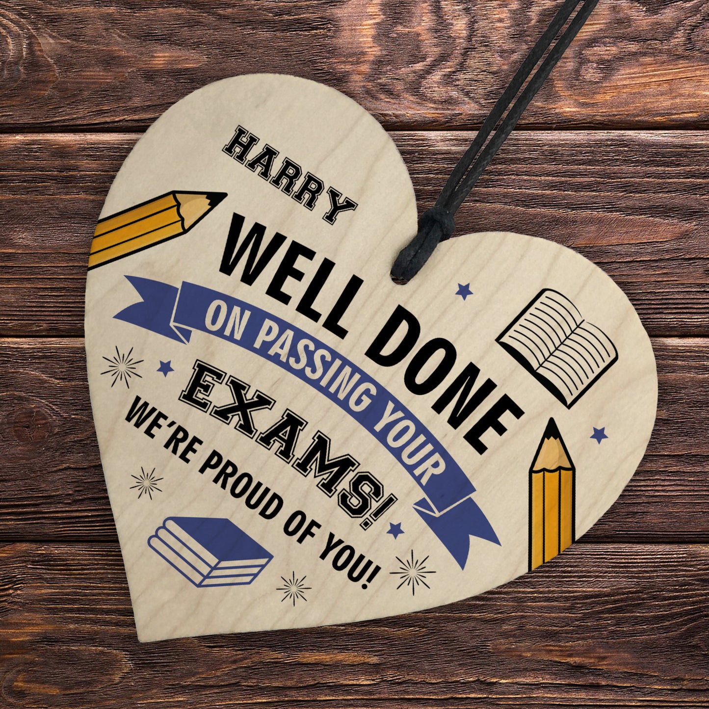 Personalised Well Done On Passing Your Exams GCSE A Level Gift