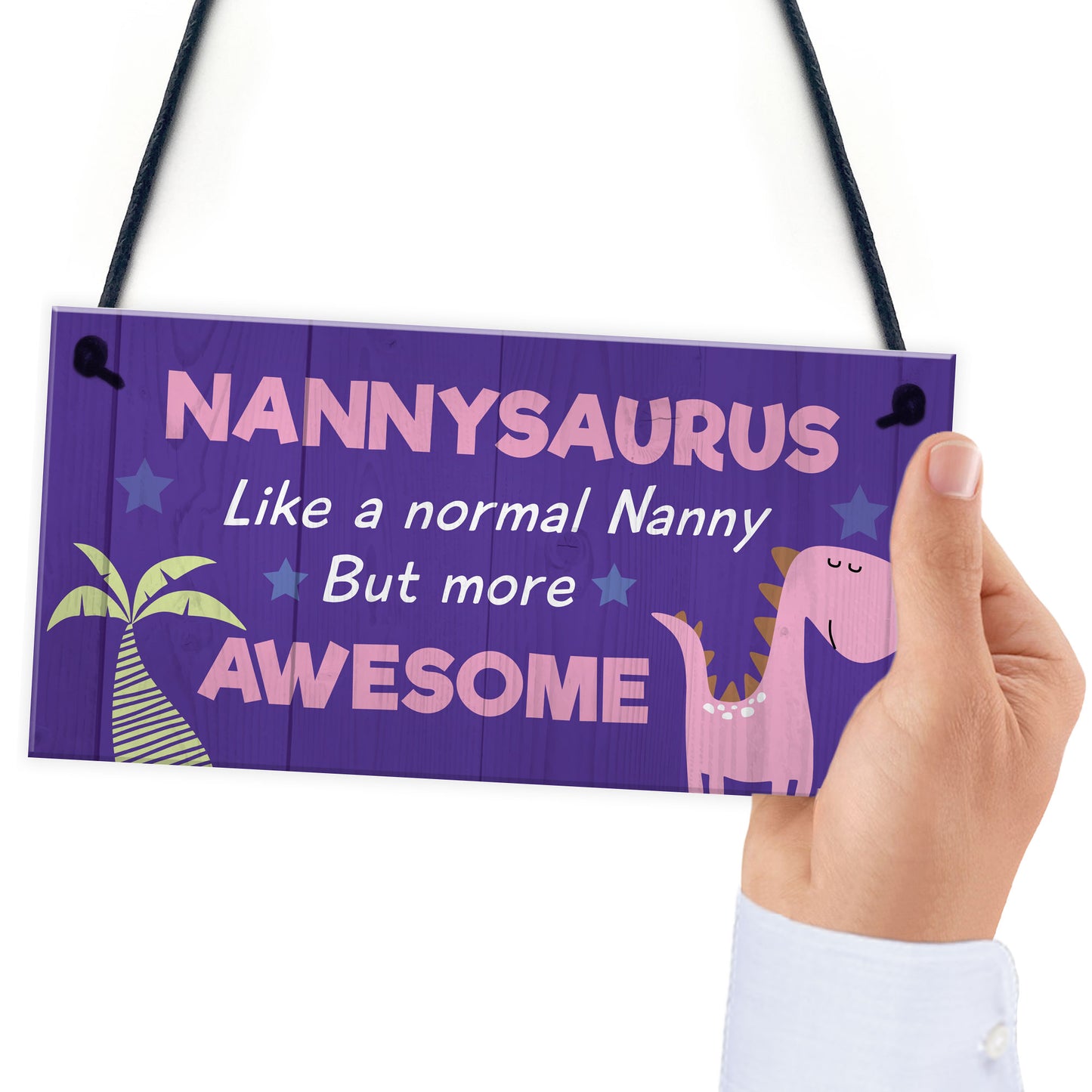 Nannysaurus Plaque Cute Nanny Gift For Birthday Mothers Day Gift