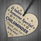 Childminder Gifts Thank You Wooden Heart Leaving School Nursery