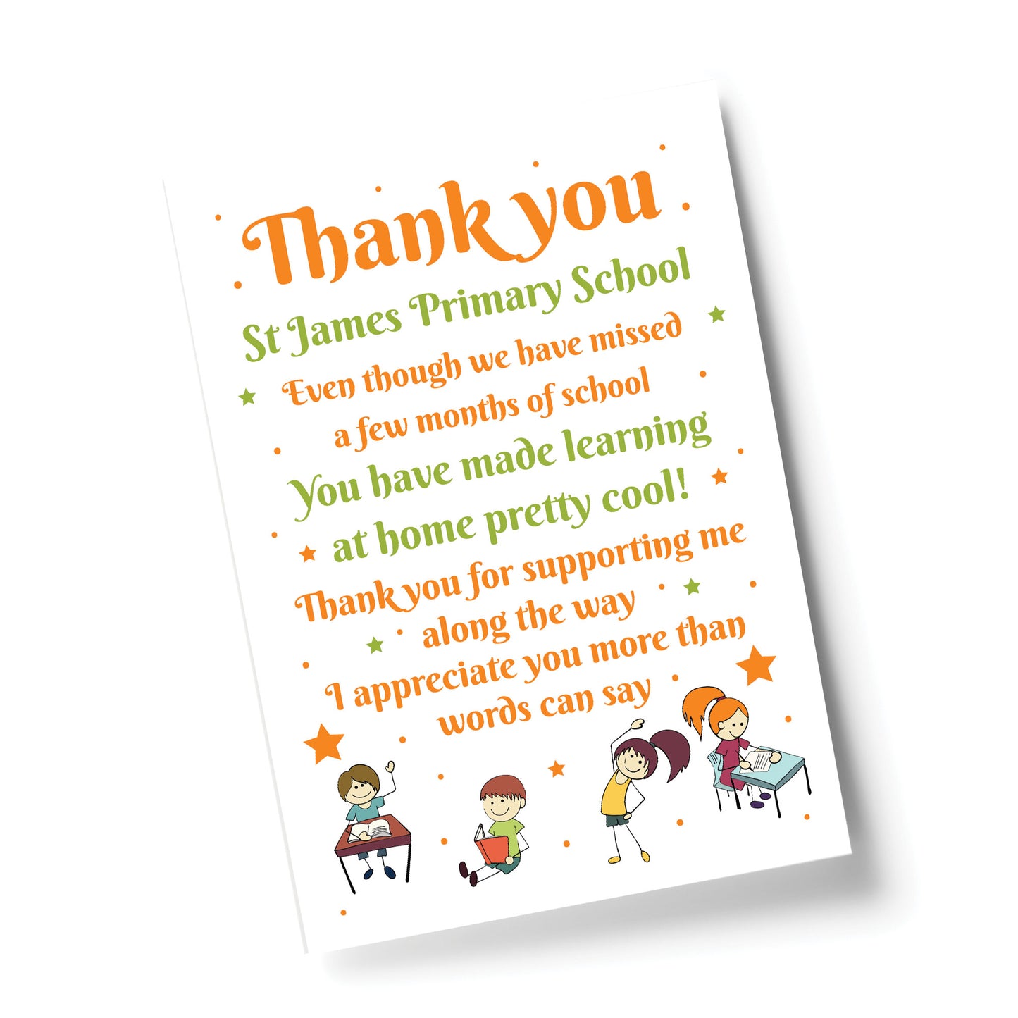 Special Thank You Poem Gift For Teacher Leaving Nursery