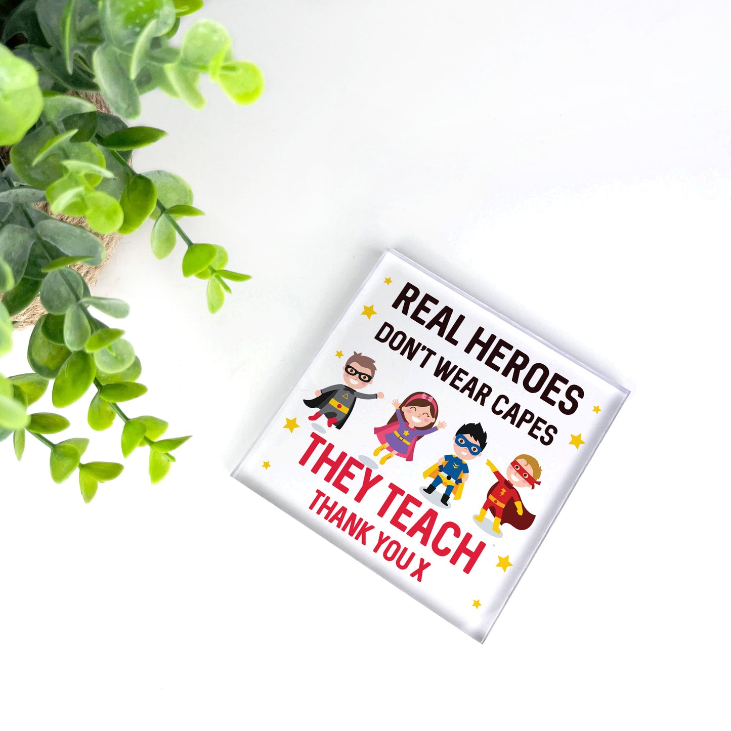 Gift For Teacher Superhero Gift Leaving School Nursery Gift