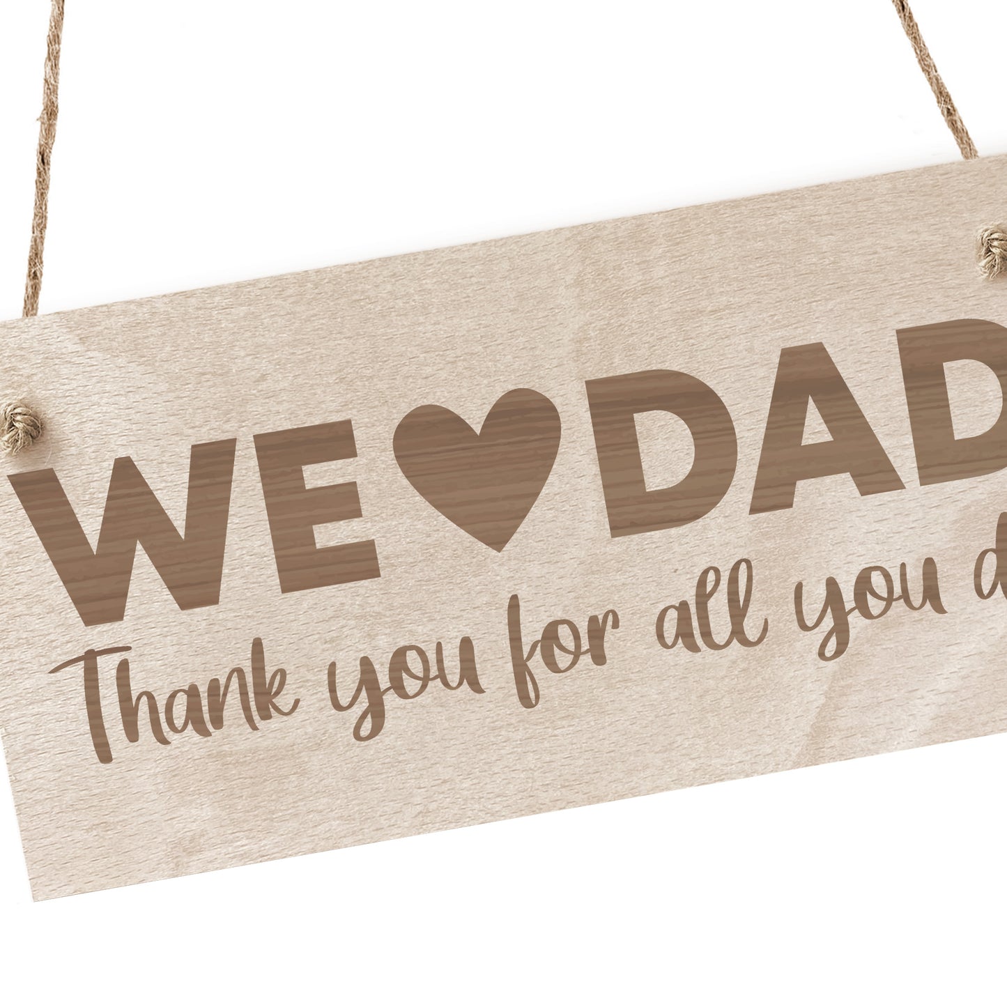 Gift For Dad Fathers Day Gift Wooden Hanging Plaque Dad Birthday