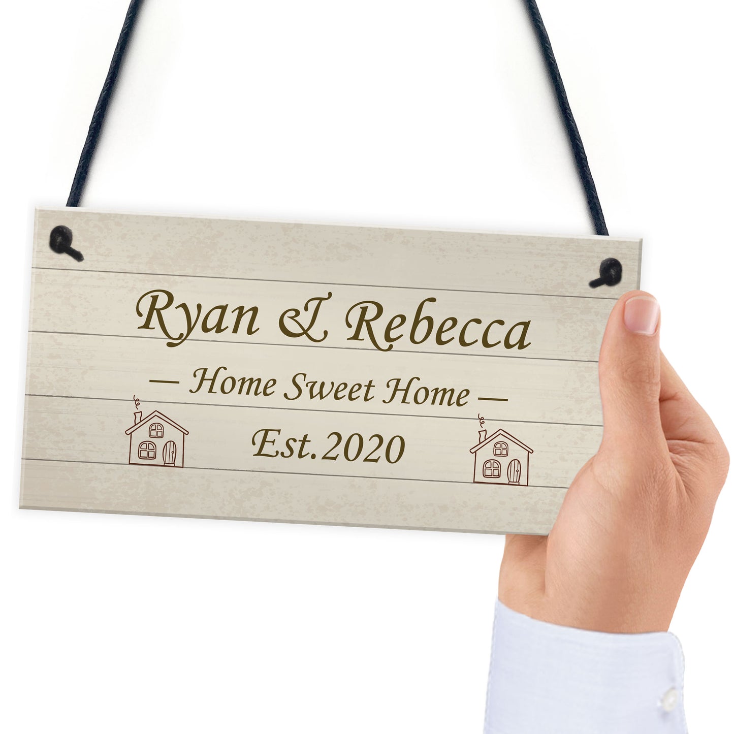 Home Sweet Home Sign PERSONALISED Welcome New Home Gift