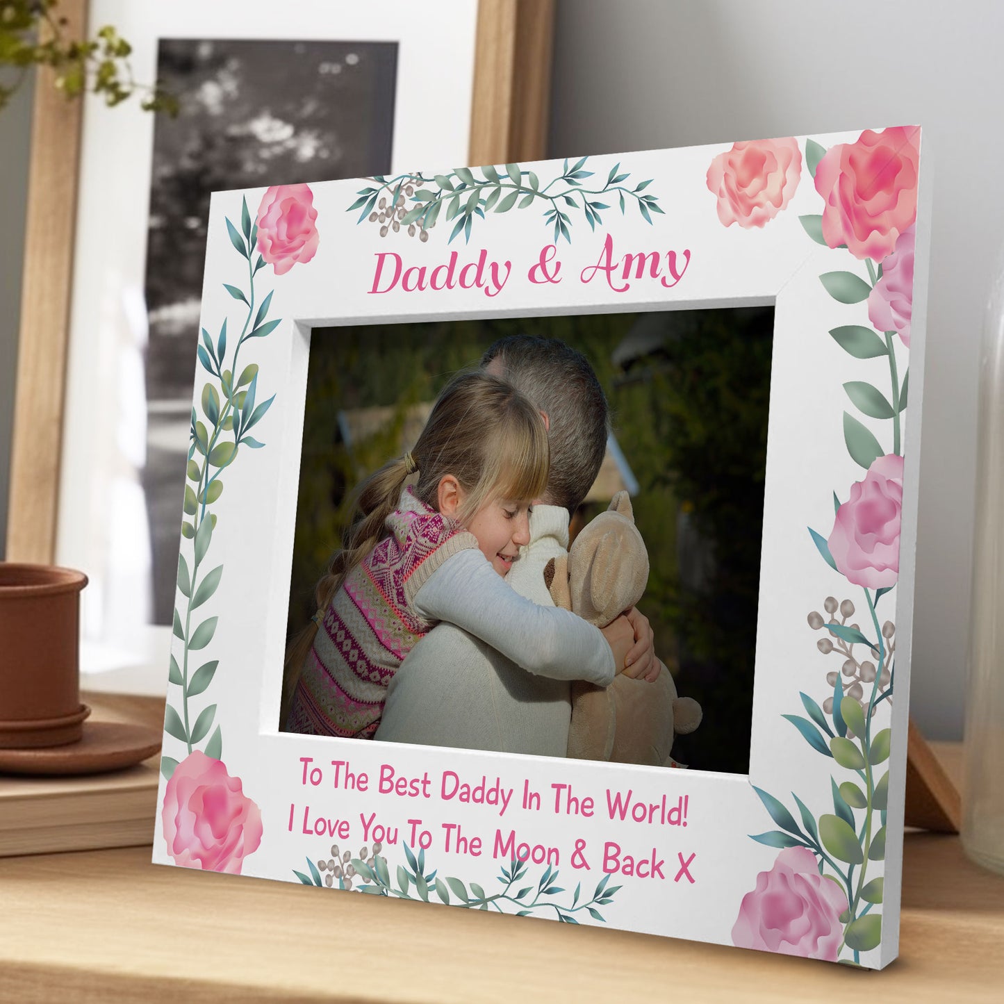 Personalised Dad Photo Frame Dad Birthday Fathers Day Gifts