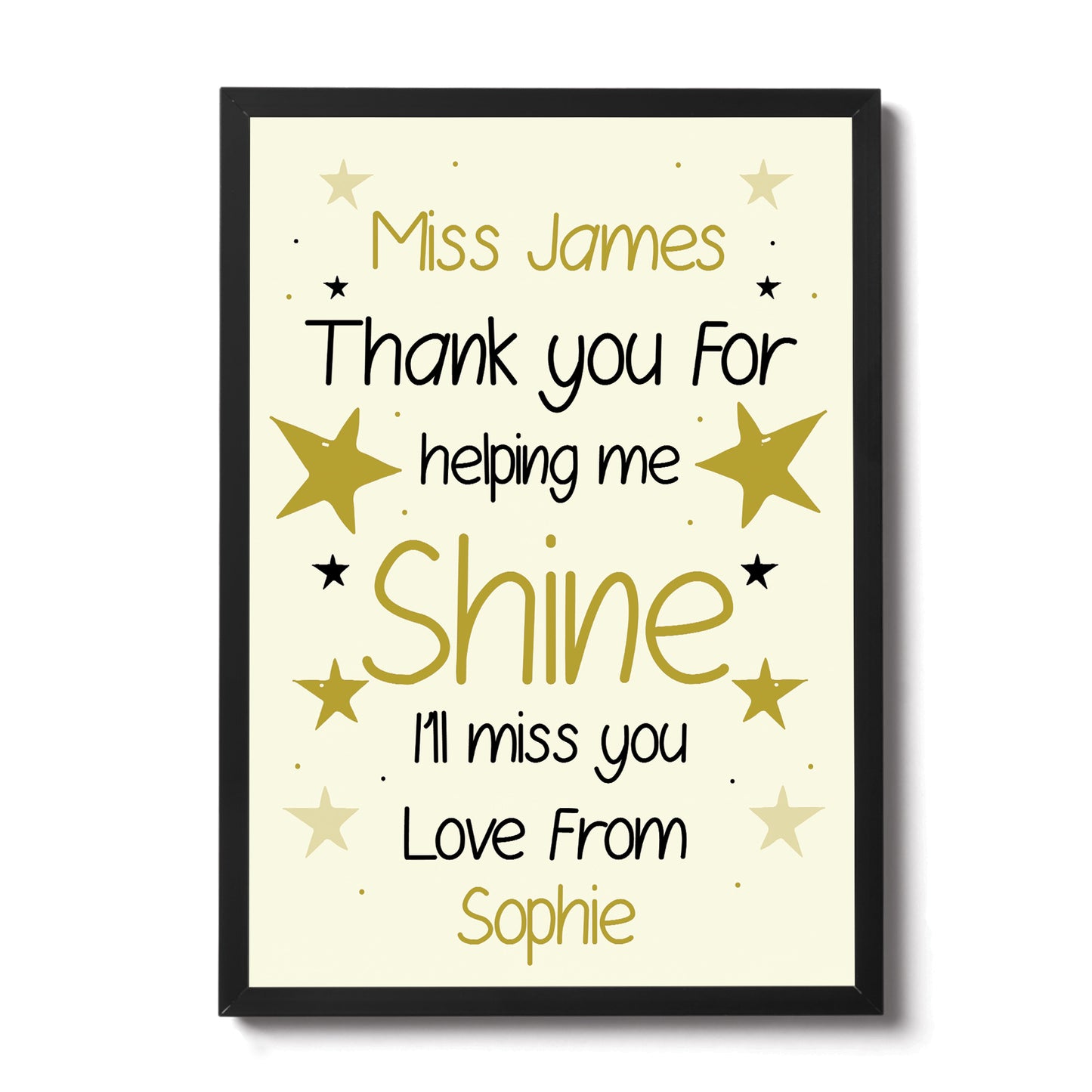 Gift For Teacher Assistant Mentor Personalised Leaving School