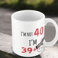 Funny 40th Birthday Gifts For Women Men Forty Party Mug Gifts