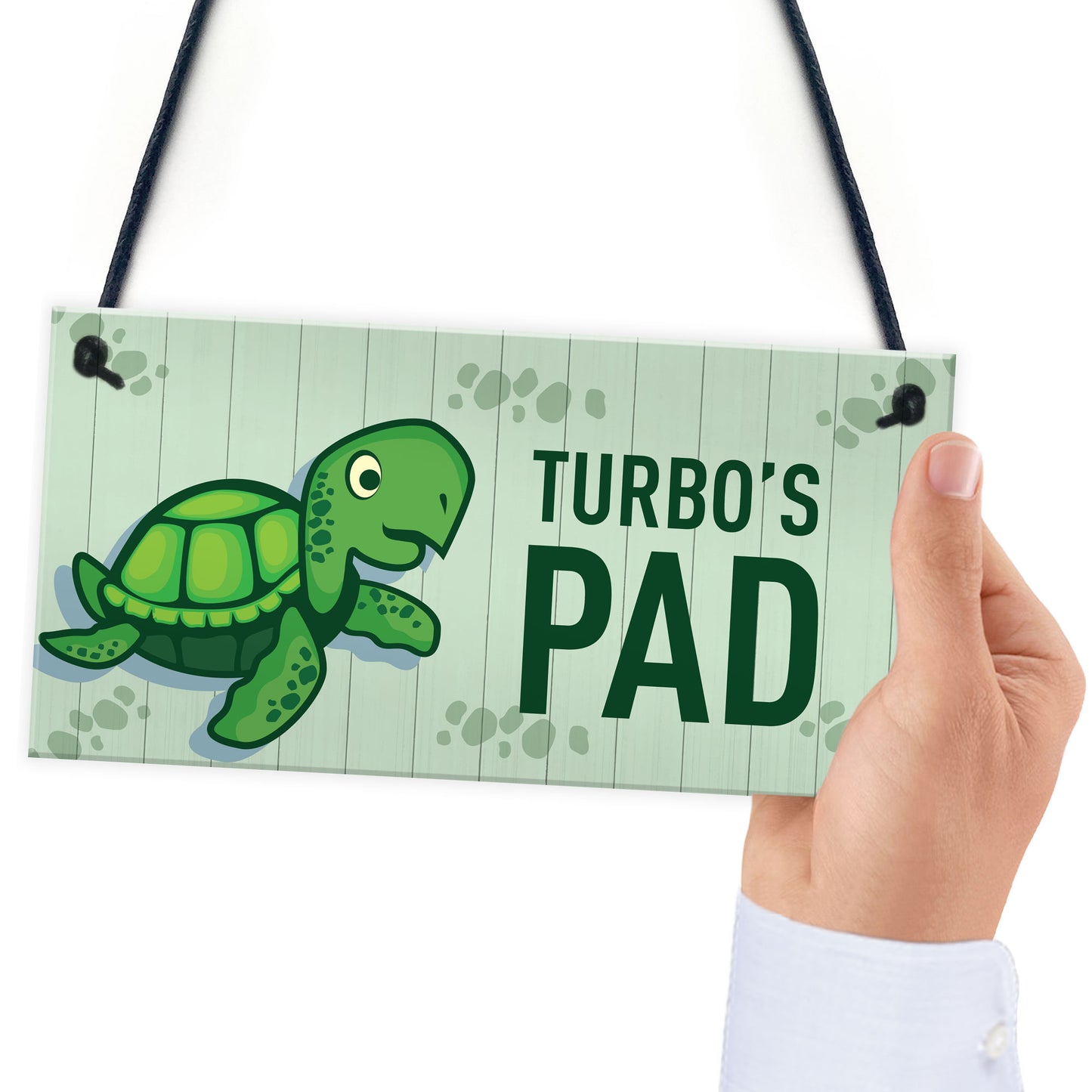 Turtoise Sign For Home PERSONALISED Pet Sign Turtle Sign