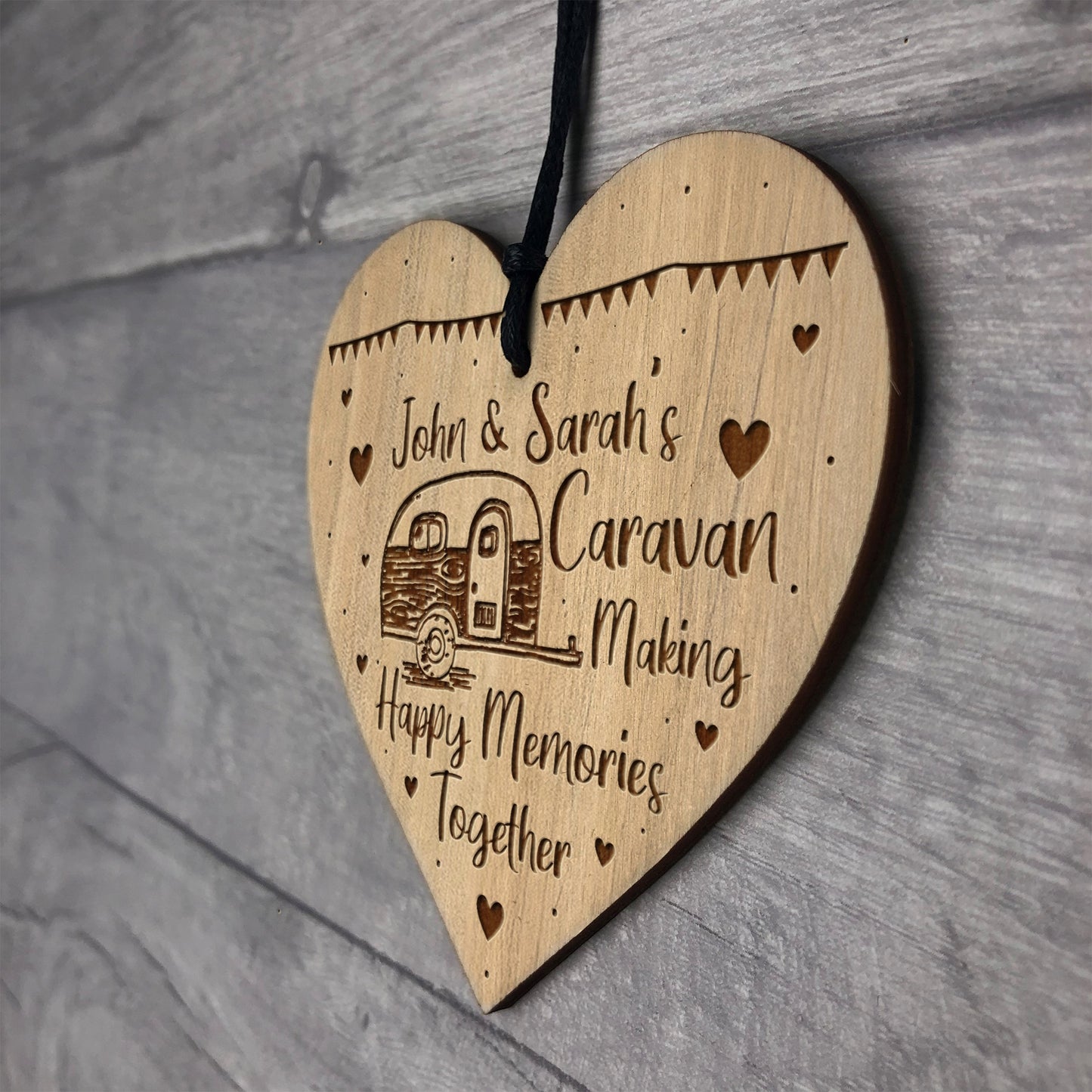 Caravan Hanging Personalised Plaque Caravan Motorhome Decor