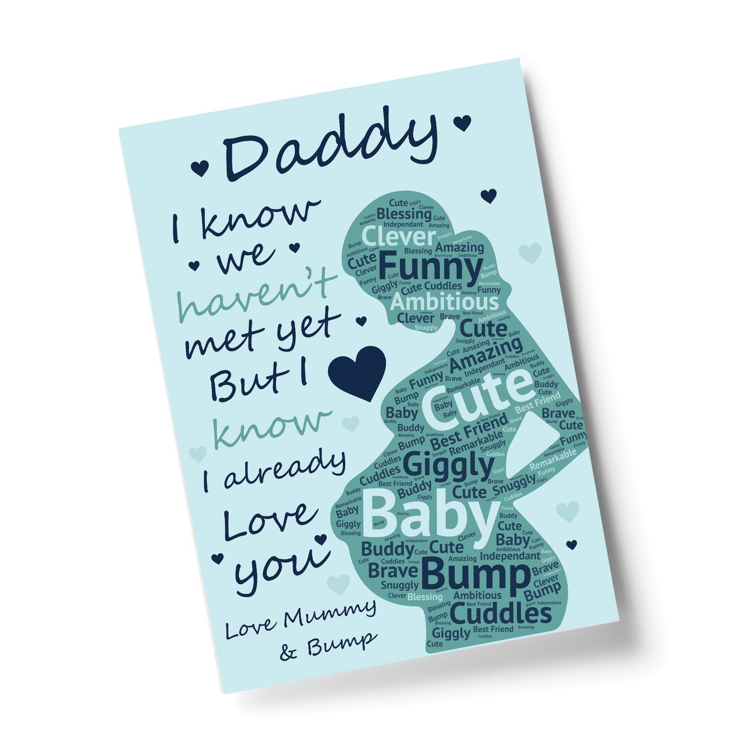 Daddy To Be Gift Fathers Day Gift From Bump Dad Baby Shower Gift