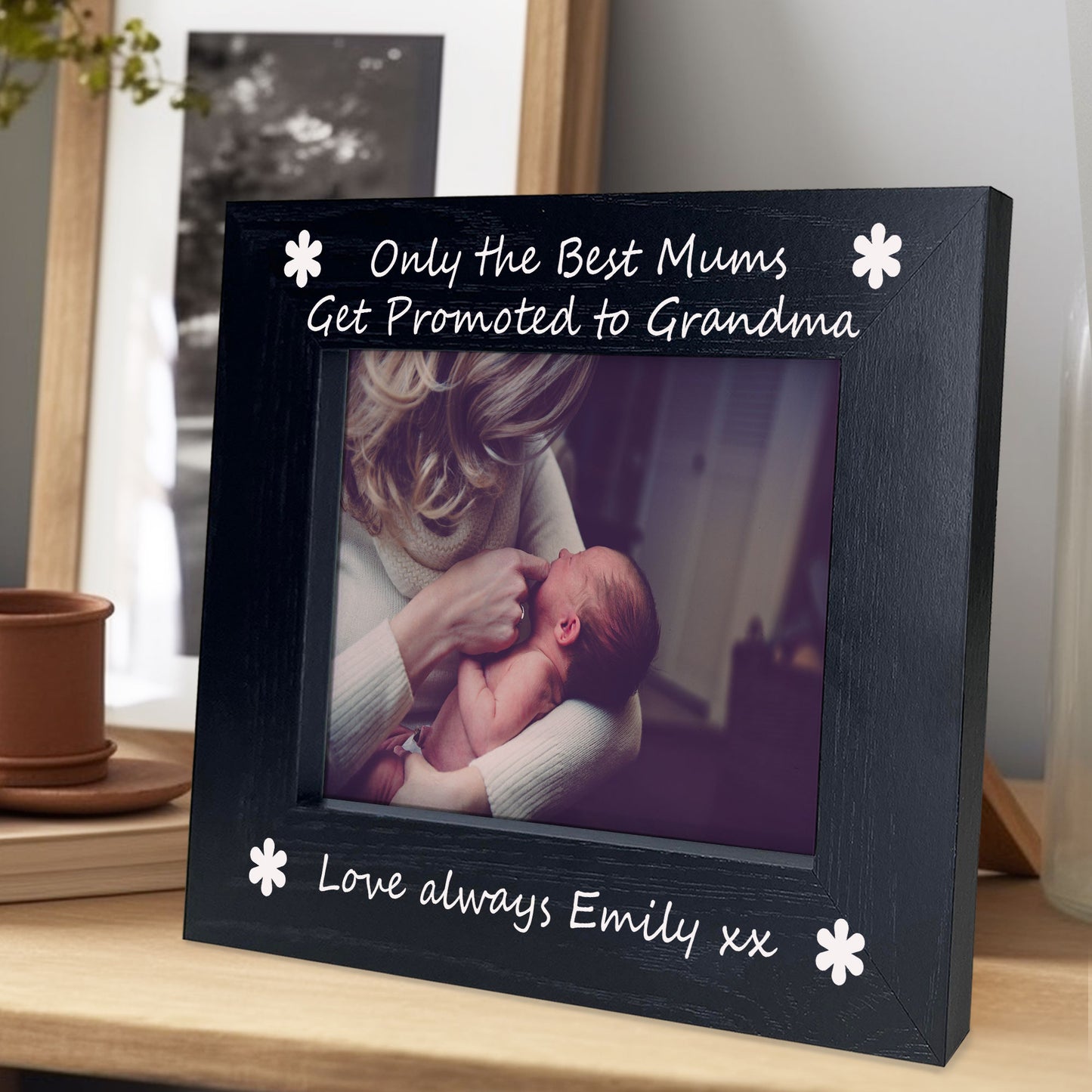 Grandma Gifts For Birthday Personalised Grandma Wood Photo Frame
