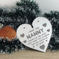 Nanny Birthday Christmas Gift Engraved Heart Miss You Gift