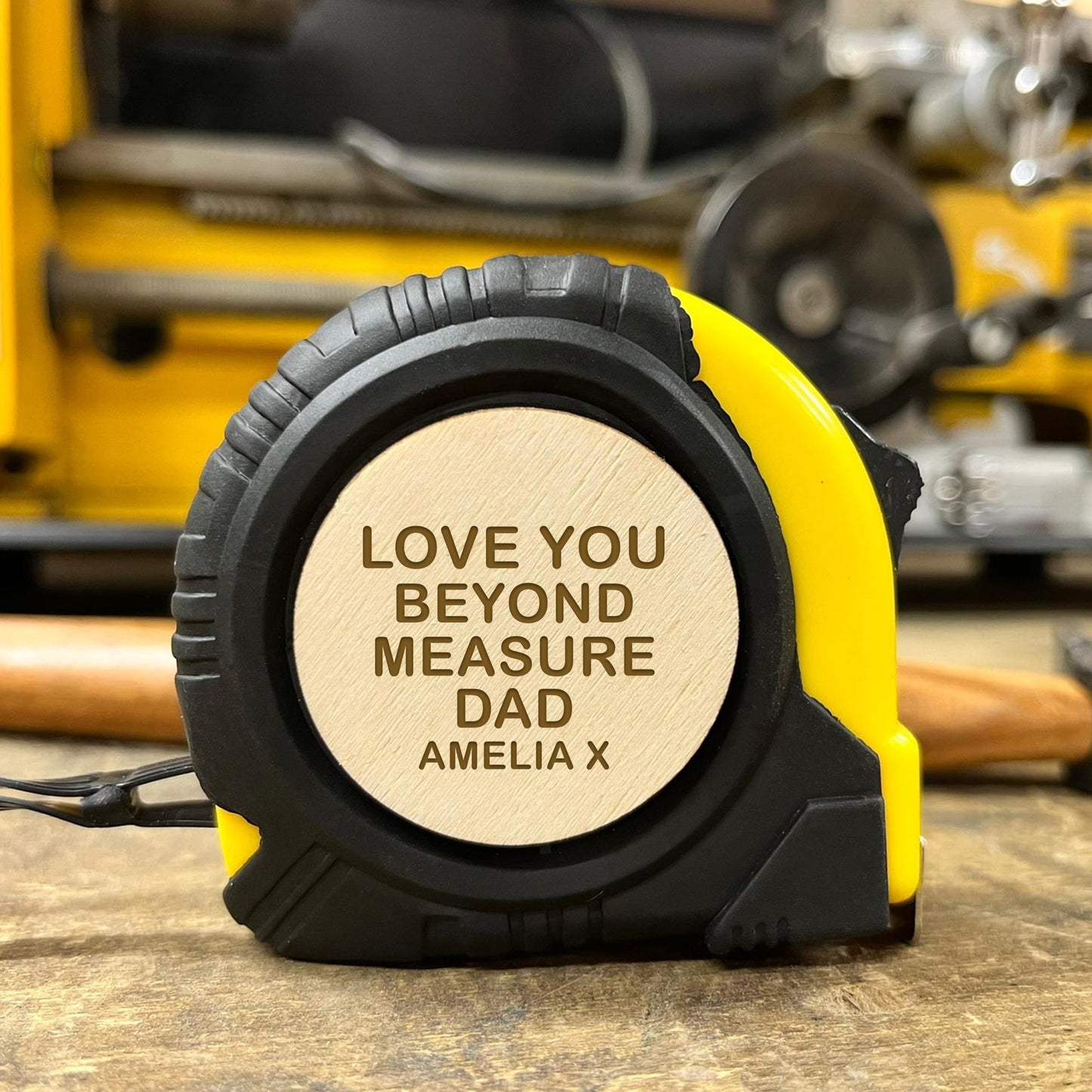 Personalised Engraved Tape Measure Fathers Day Gift For Dad