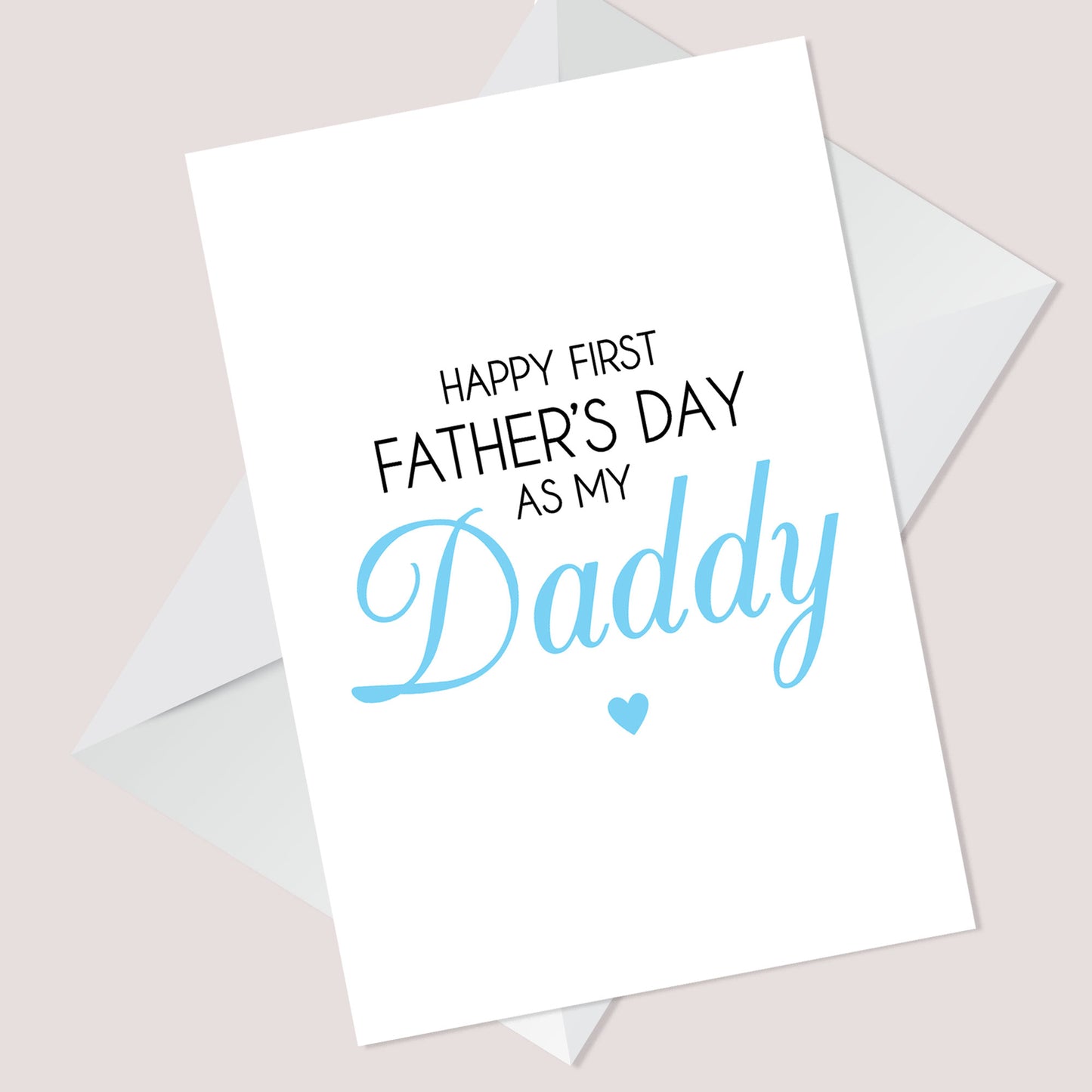 1st Fathers Day Card For Daddy Greetings Card Card From Bump