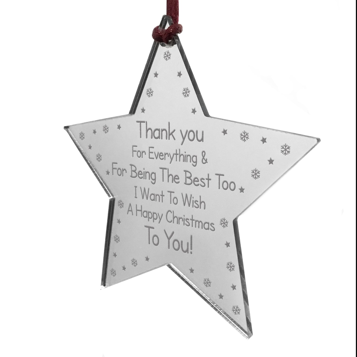 Special Thank You Gift For Teacher Assistant Engraved Star