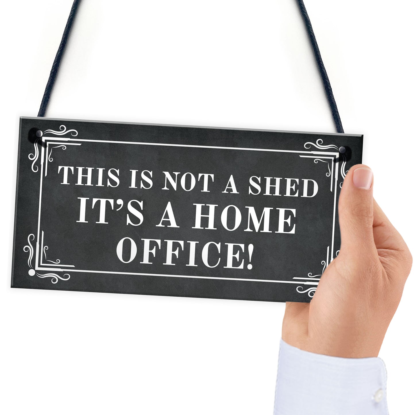 Personalised Hanging Door Sign Home Office Business Shed Sign