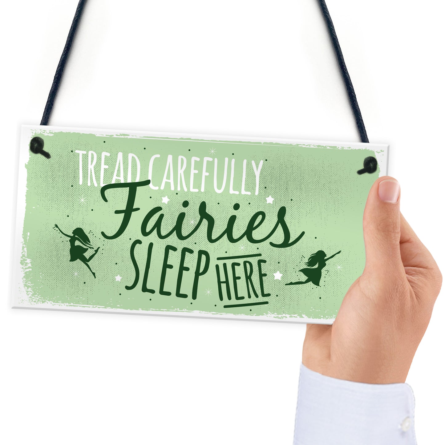 Fairies Sleep Here Garden Fairy Sign Plaque Home Gift Friend