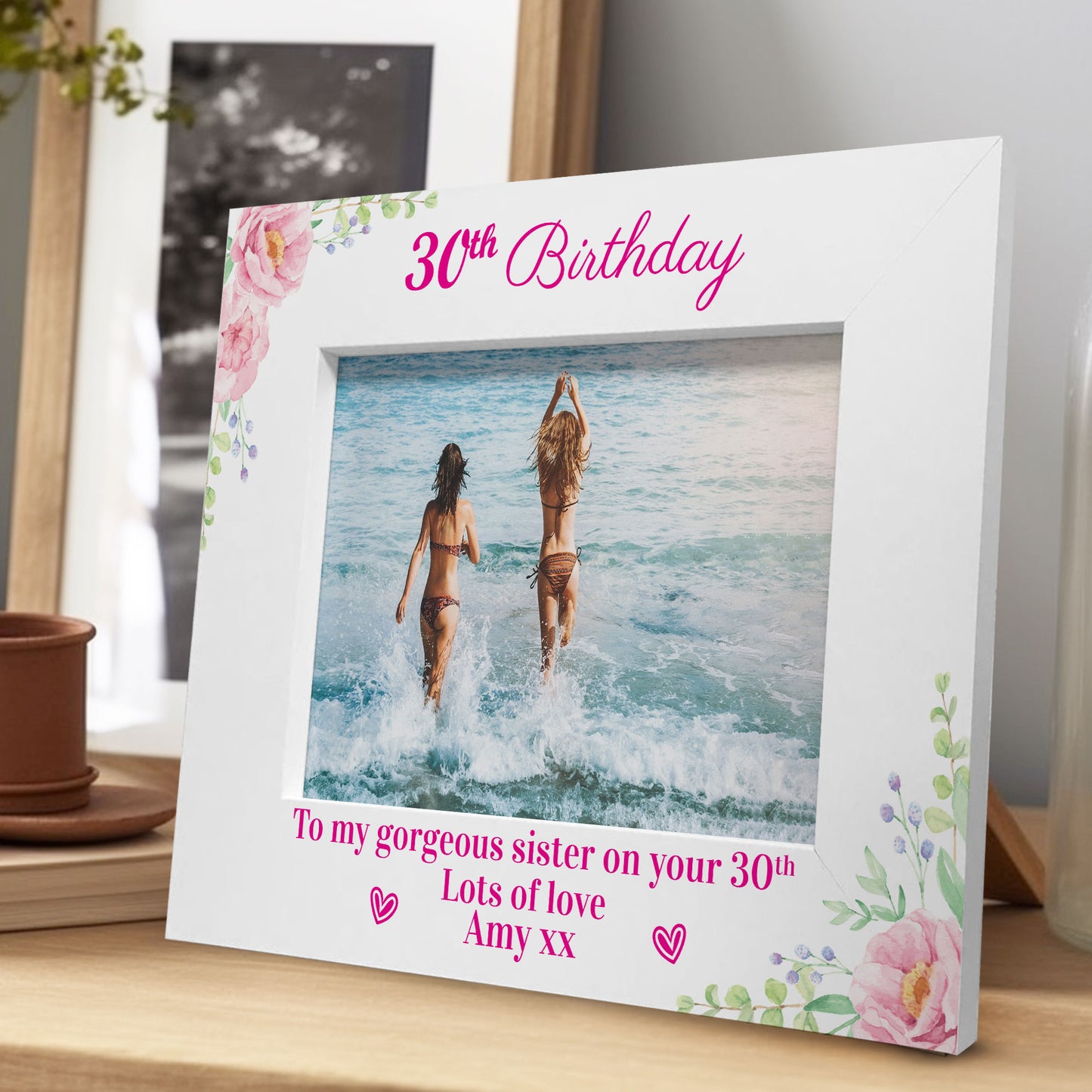 Personalised 18th 21st 30th Birthday Gift For Sister Friend Mum