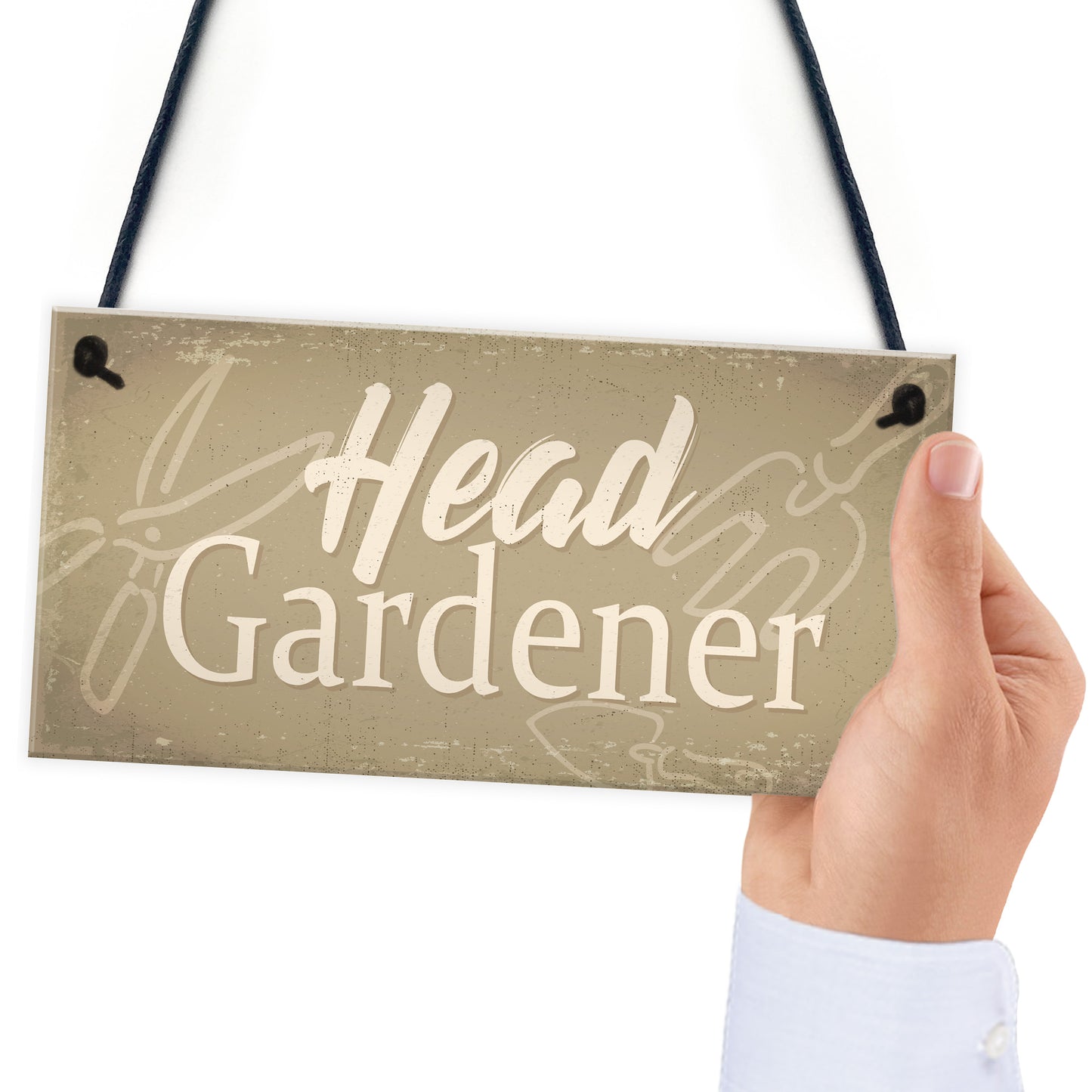 Garden Sign Head Gardener Plaque Garden Shed SummerHouse