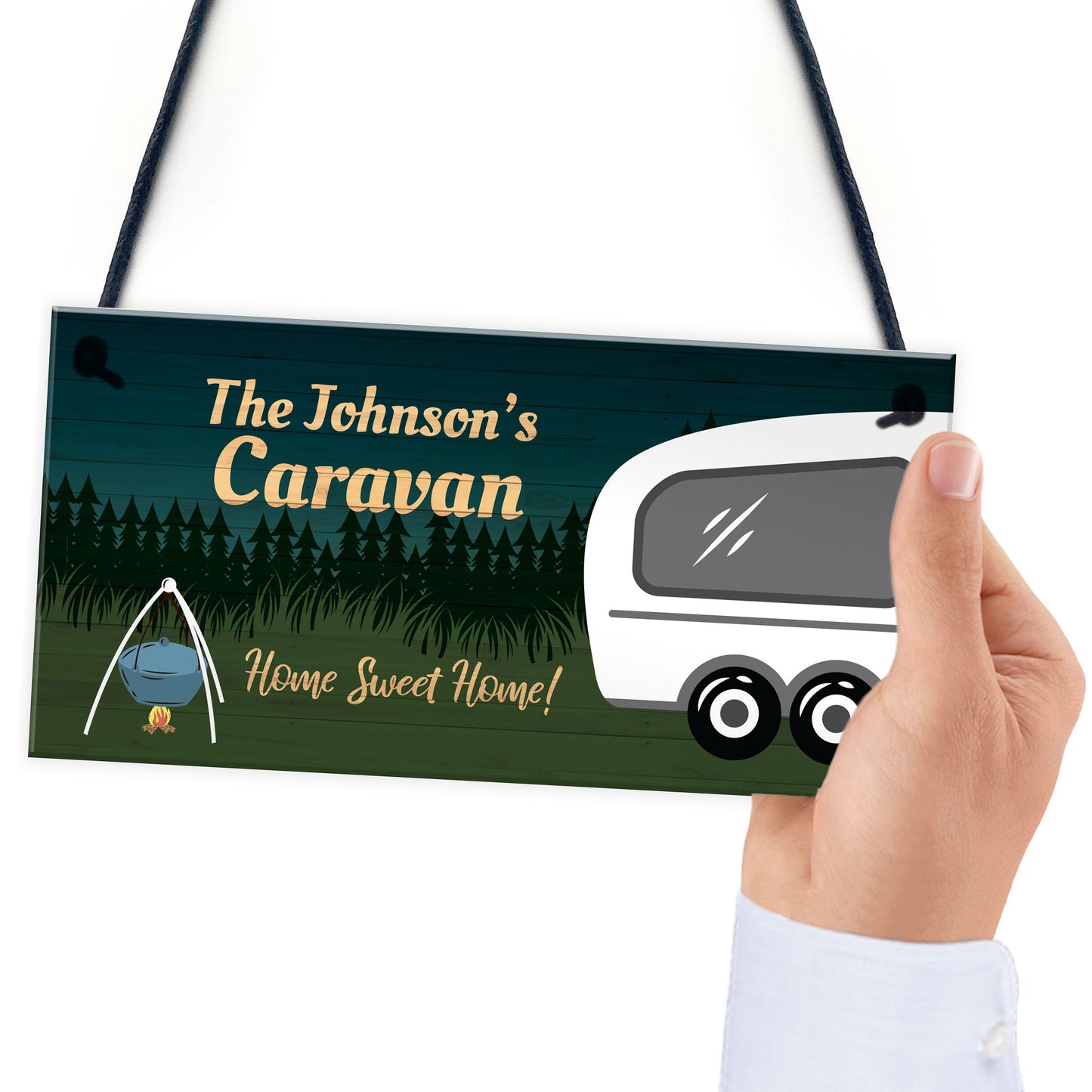 Personalised Caravan Plaque Caravan Decor Sign Great Gift