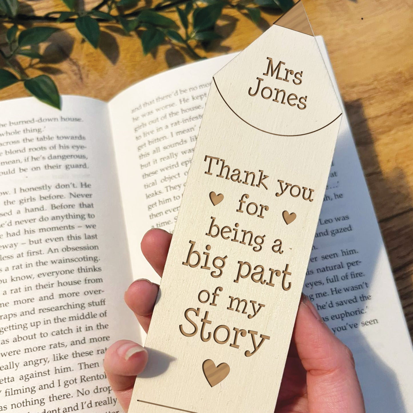 Teacher Gifts Wood Bookmark Teacher Gifts For Women