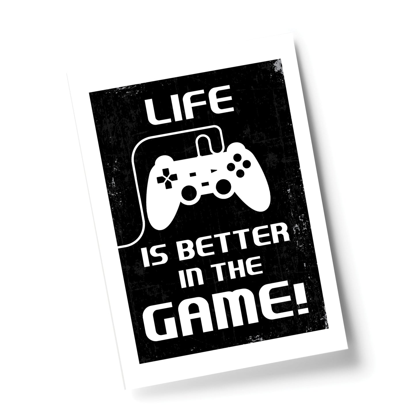 Funny Gaming Sign Retro Gaming Print For Boys Bedroom Man Cave