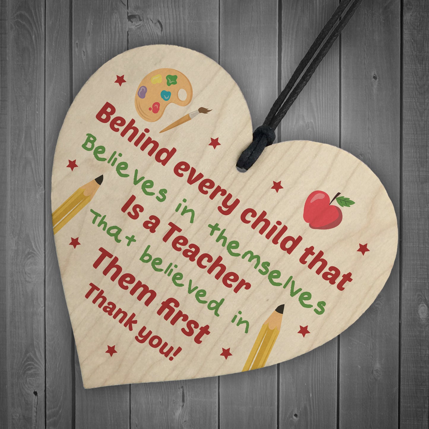 Thank You Teacher Gift Plaque Keepsake Leaving NURSERY School