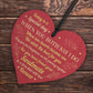 Wedding Day Gift For Couple Wooden Heart Husband Wife Gift