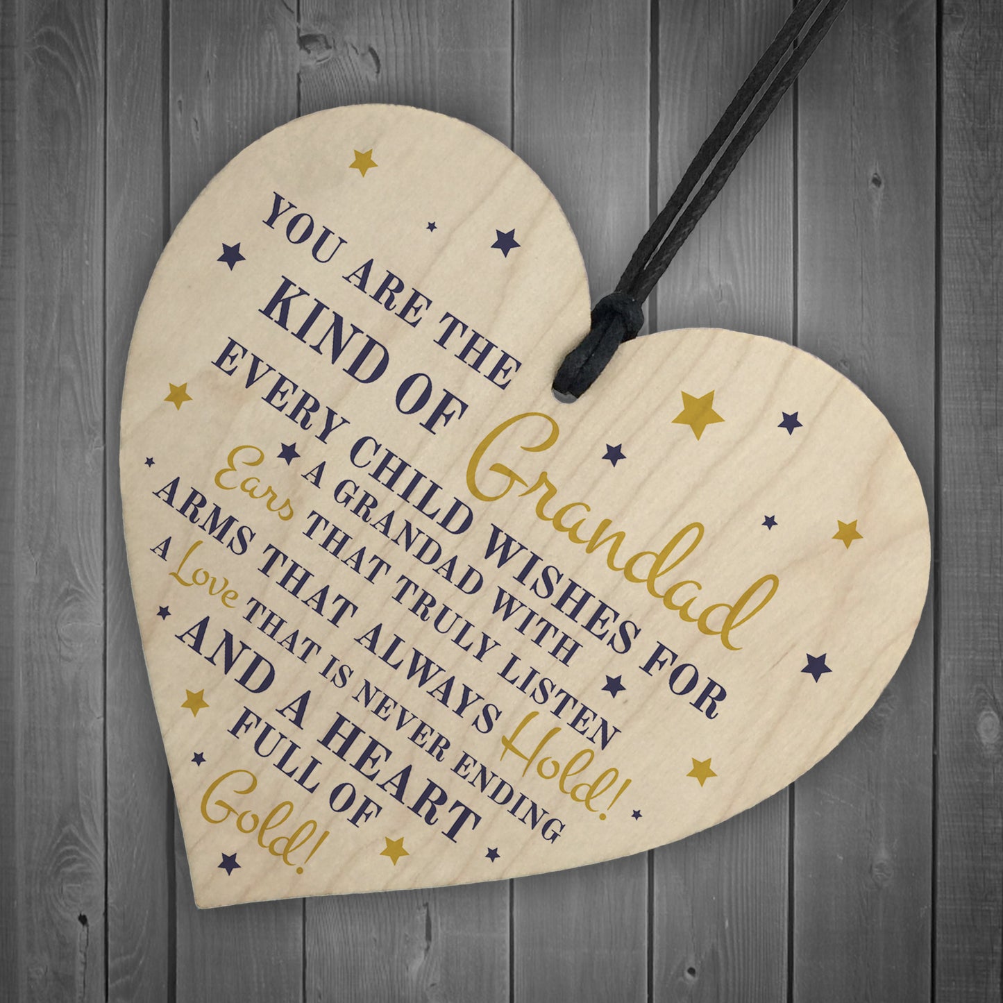 Grandad Gifts Heart Fathers Day Gift Thank You Grandparent Gift