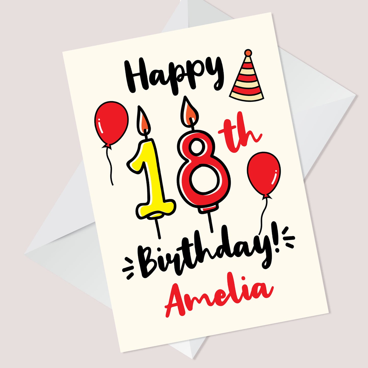 18th Birthday Card For Daughter Son Personalised Male Female