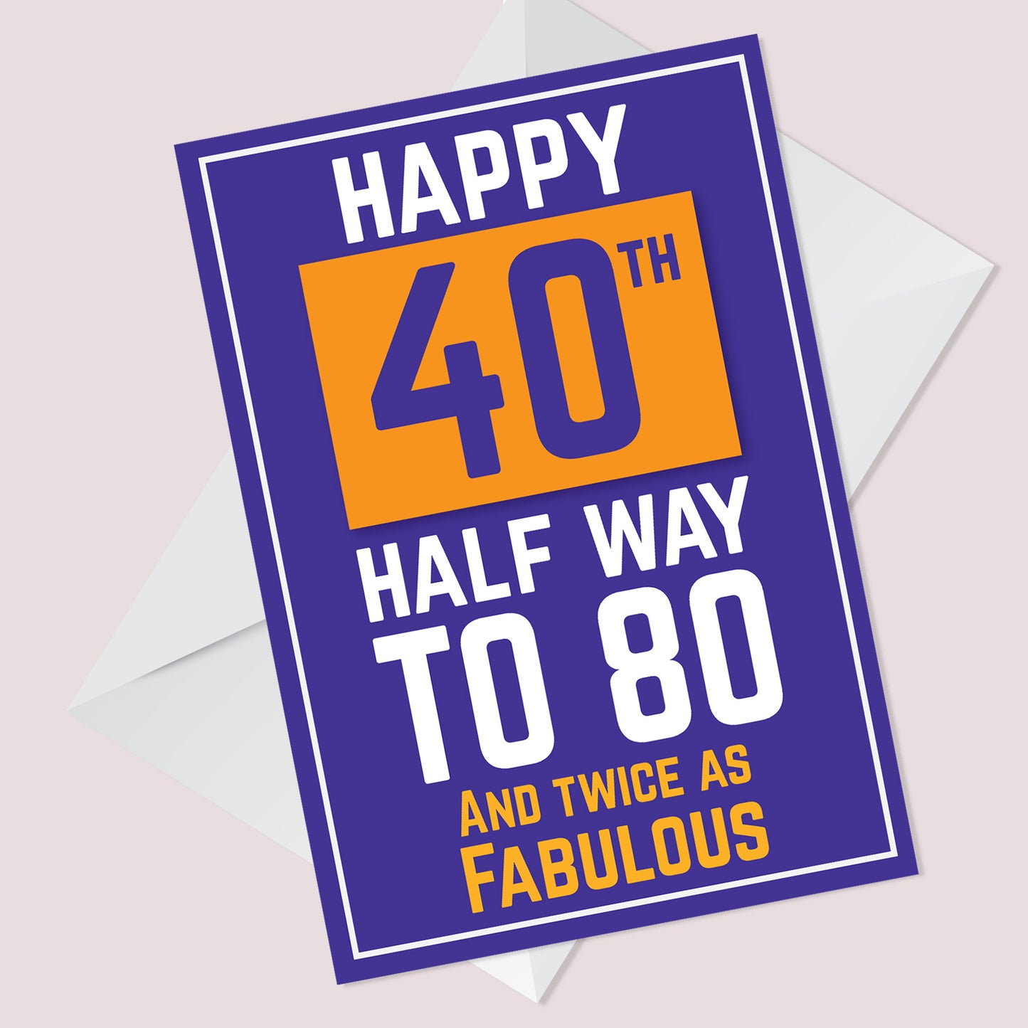 Funny 40th Birthday Cards For Him Her 40th Birthday Card Mum Dad