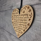 Mum Gifts For Birthday Christmas Engraved Heart Thank You Gifts