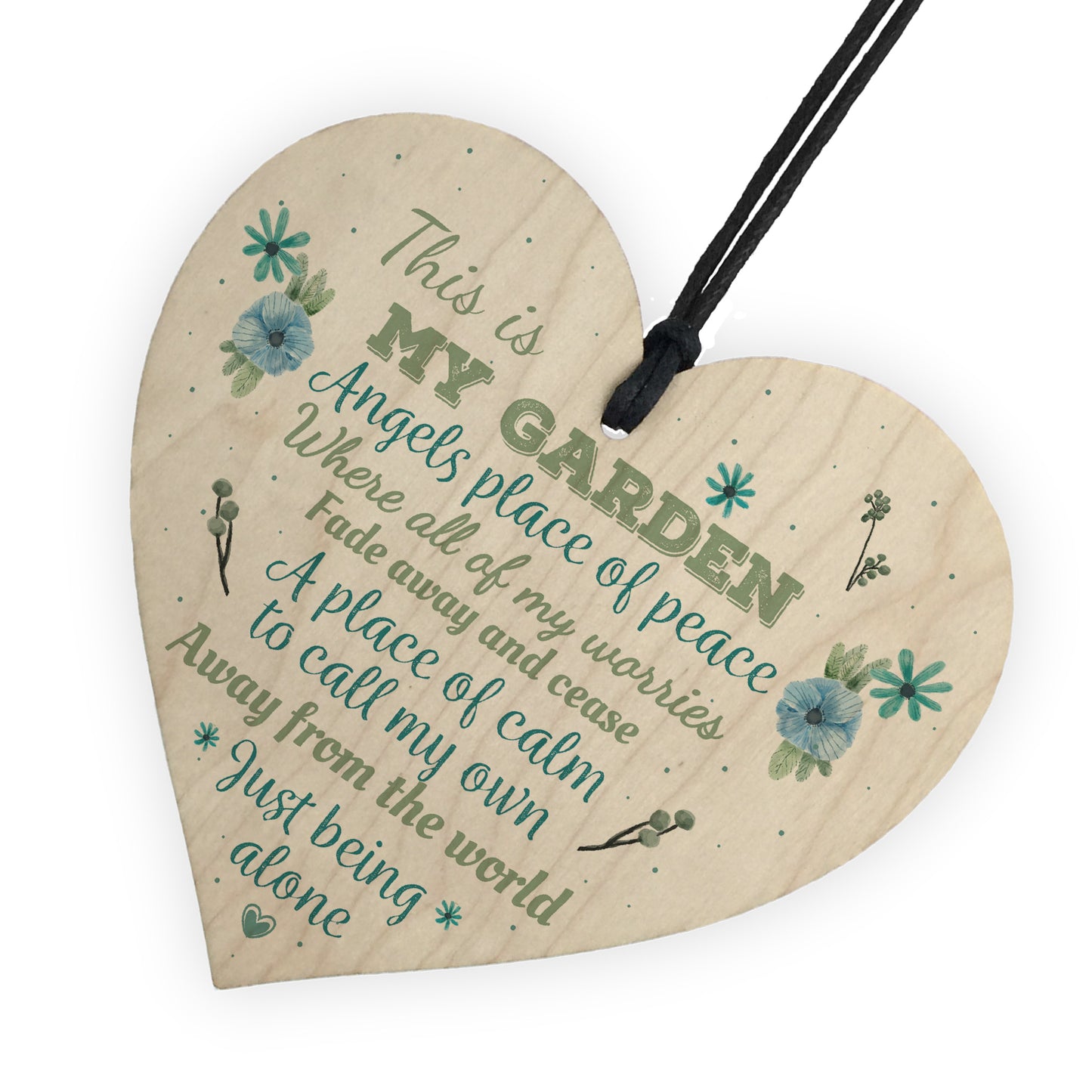 My Garden Novelty Heart SummerHouse Friendship Sign Garden