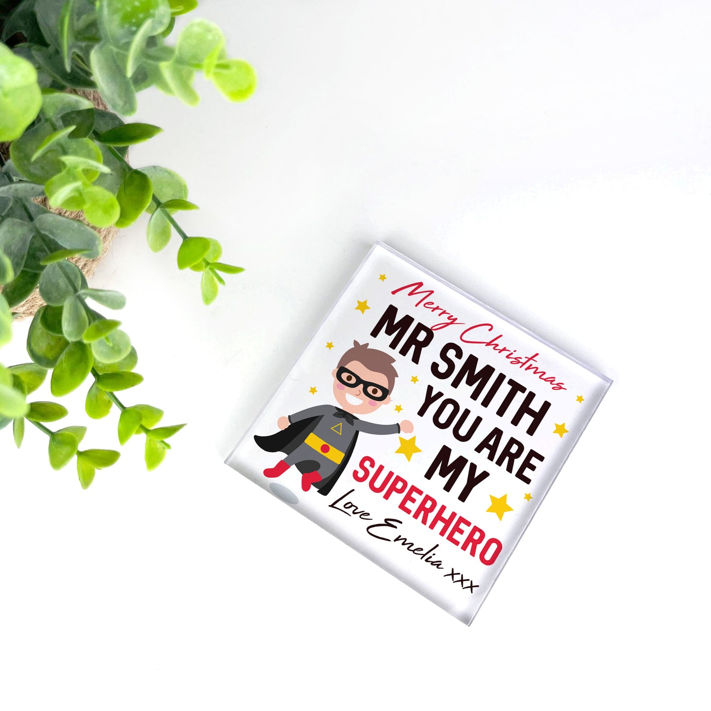 PERSONALISED Teacher Gifts For Men Superhero Gifts Teacher Gifts