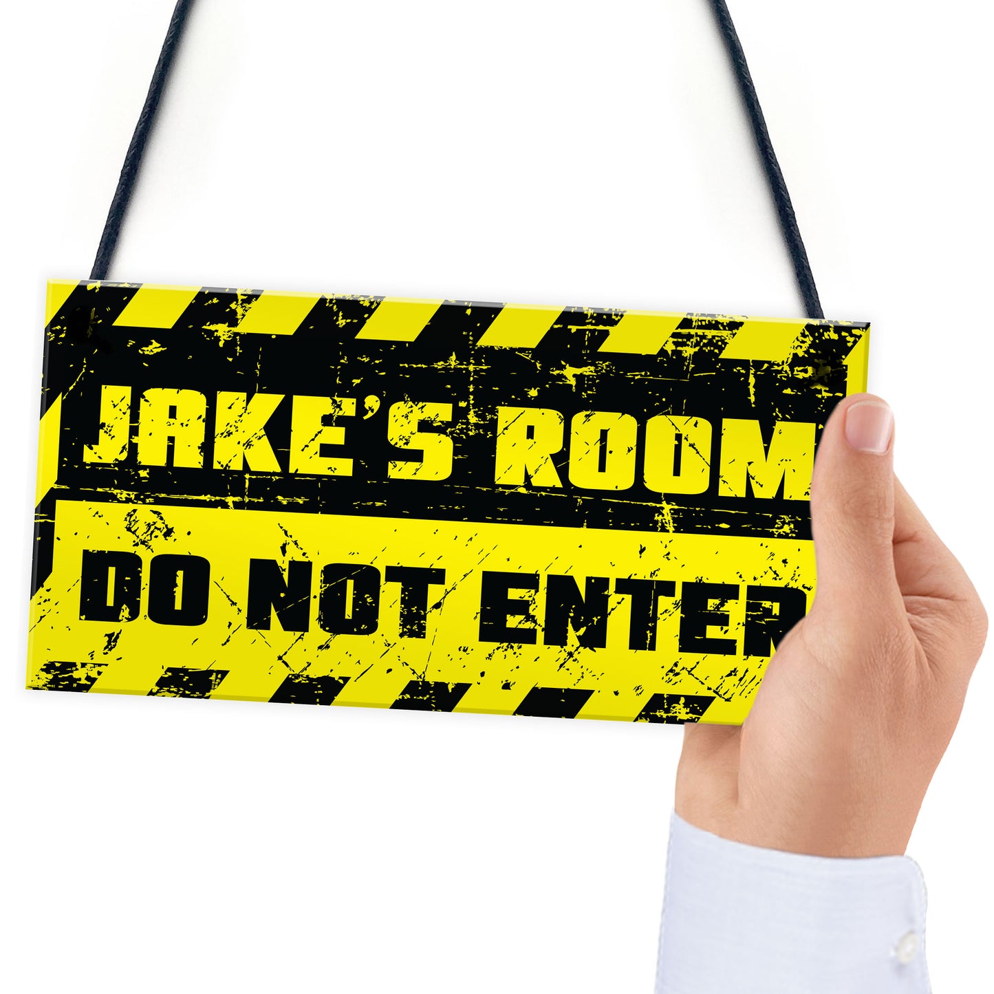 Personalised Boys Bedroom Sign DO NOT ENTER Funny Gift