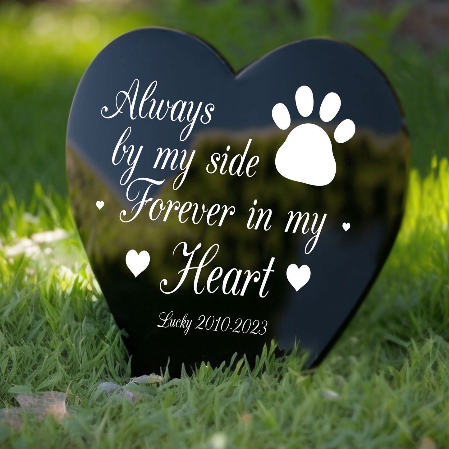 Memorial Plaque For Pet Dog Cat Personalised Grave Stone Gift