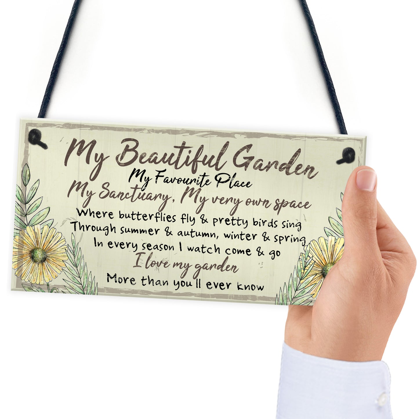 Beautiful Garden Plaque SummerHouse Sign Garden Shed Mum Gift