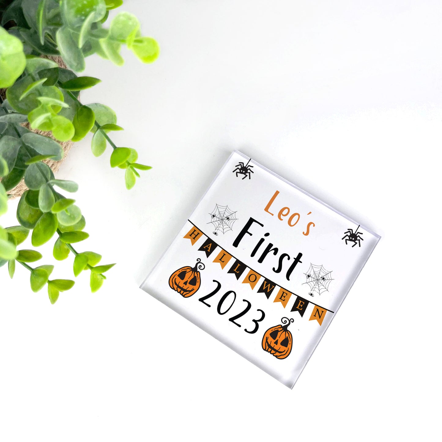 My First Halloween Gift Personalised Halloween Gift Decoration