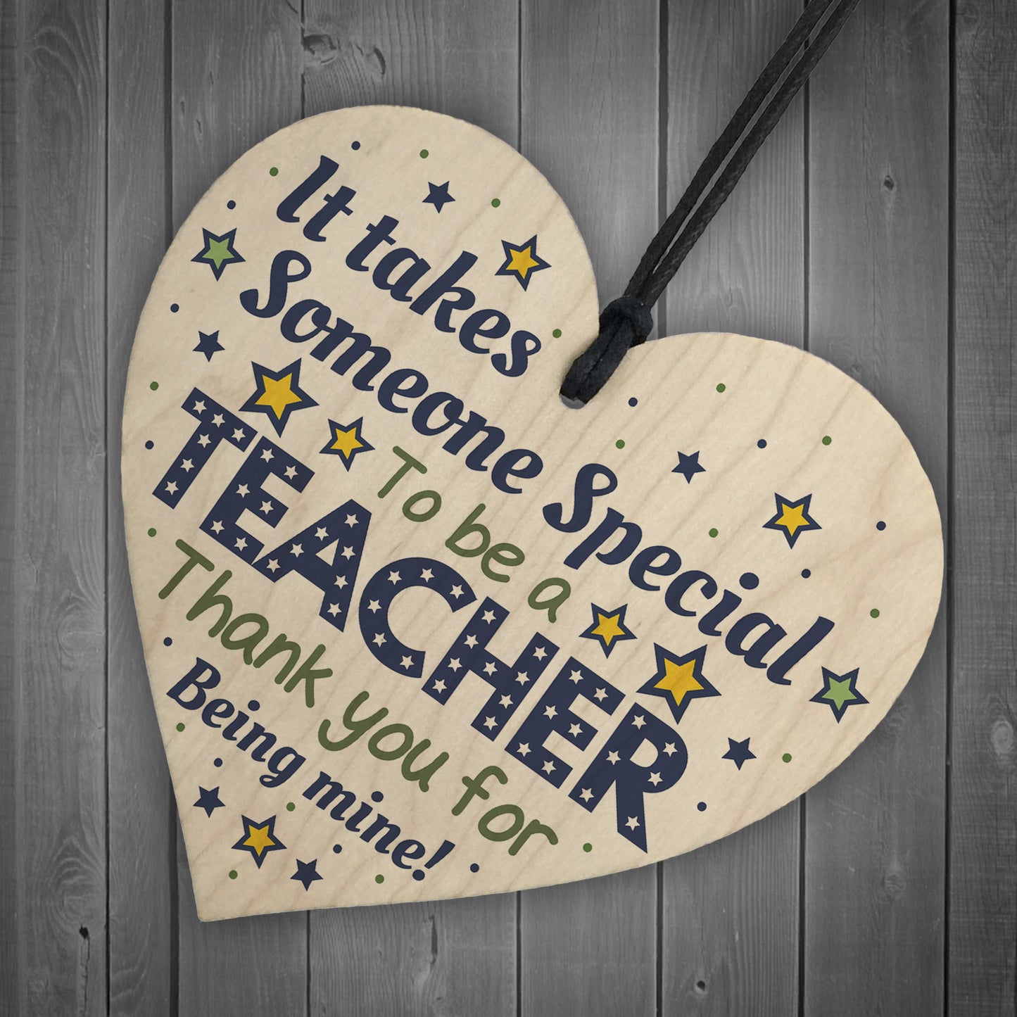 Special Teacher Gifts Teacher Thank You Wooden Heart