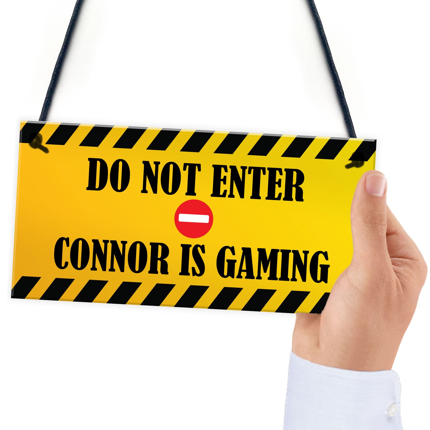 Funny Joke Gaming Sign Personalised Man Cave Bedroom Sign