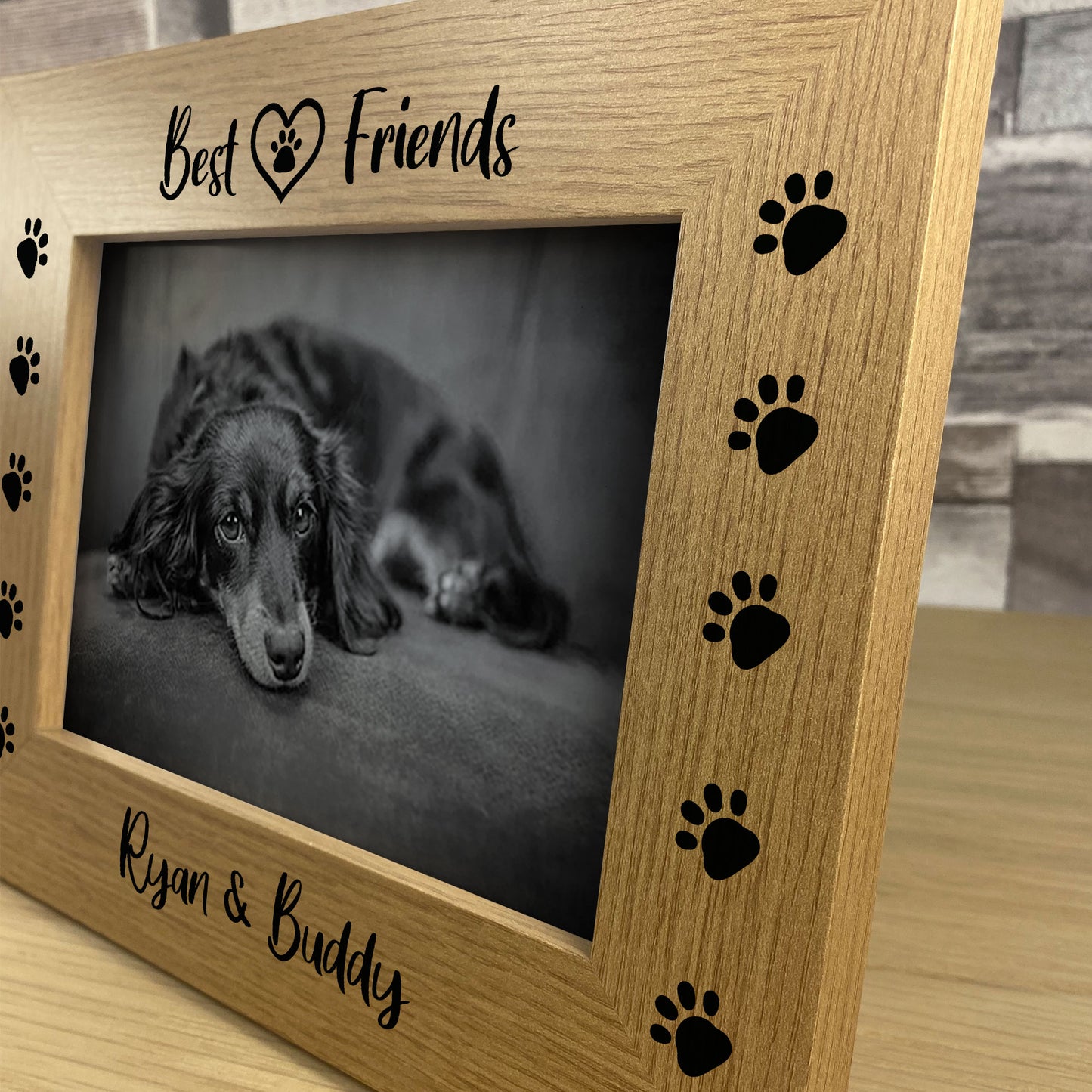 Gift For Family PERSONALISED Photo Frame For PET Dog Cat