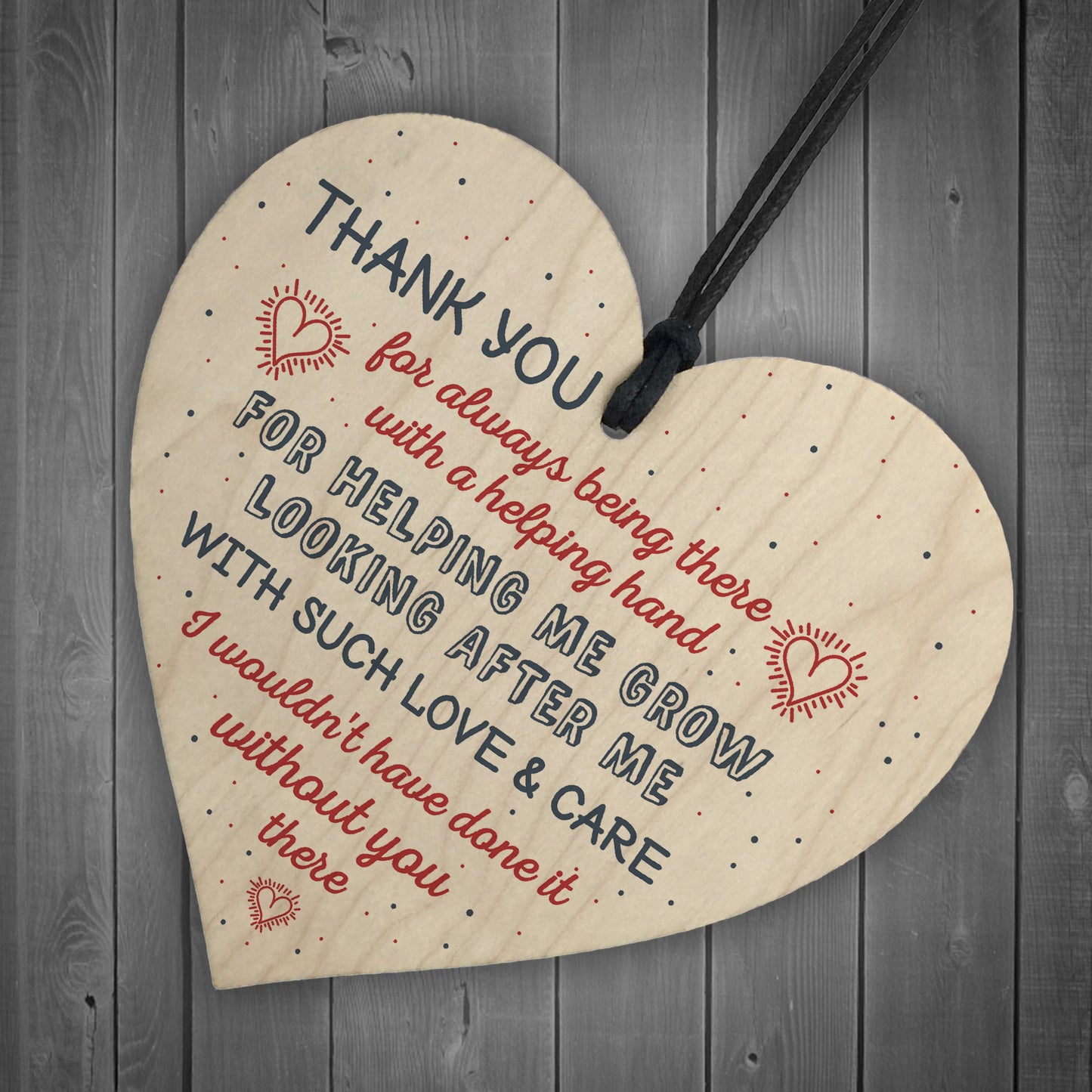 Thank You Teacher Leaving Gifts For Her Nursery Heart Plaques