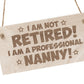 Funny Nanny Gifts Wooden Engraved Plaque Birthday Christmas Gift