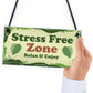 Stress Free Zone Relax And Enjoy Hot Tub Sign Garden Shed Sign