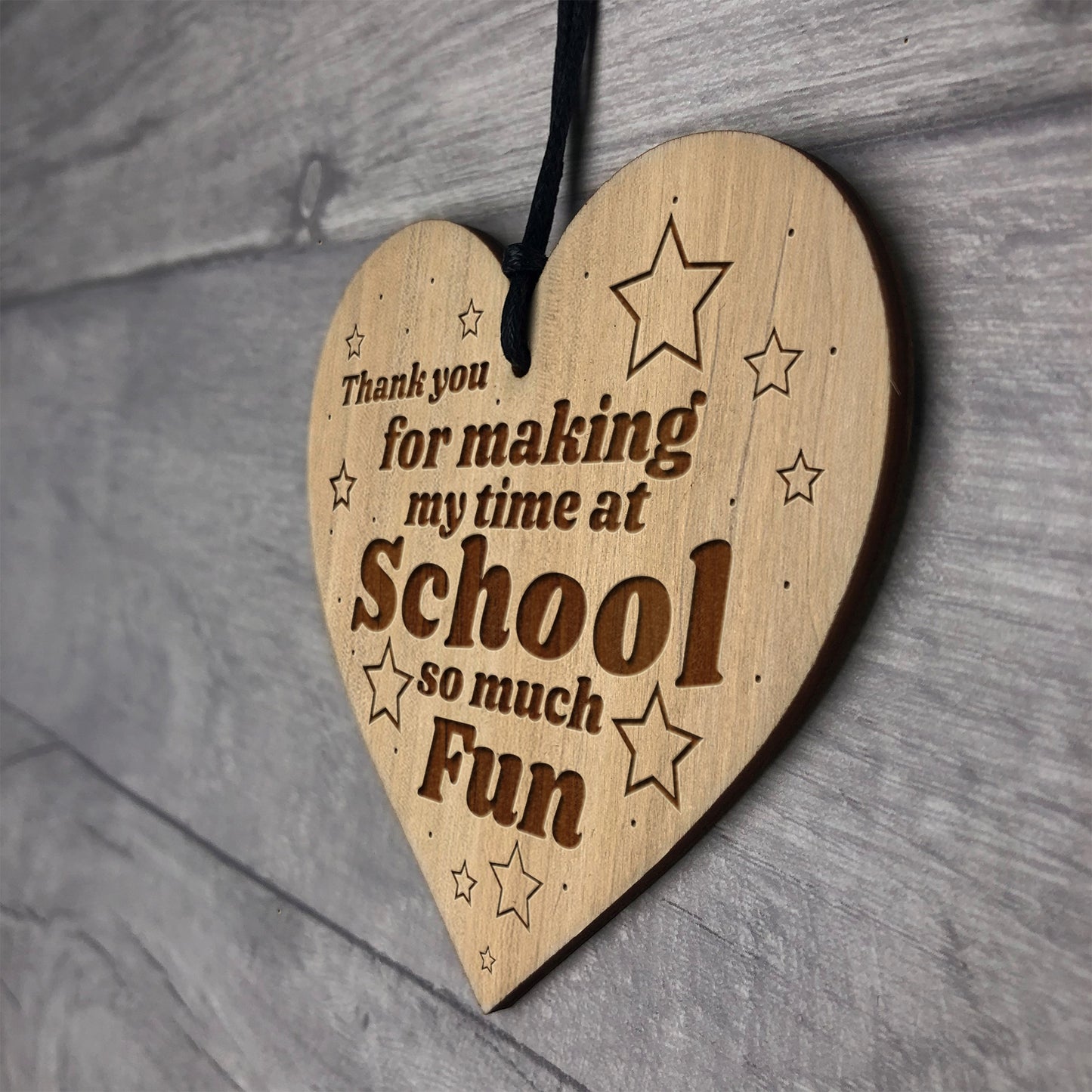 Teacher Gifts Leaving School Engraved Heart Thank You Gifts